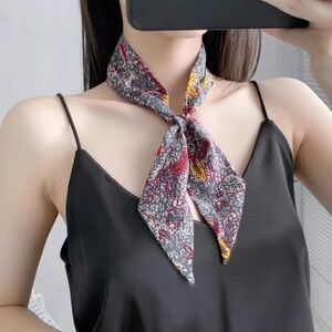 Madewell Silk Skinny Bandana Flower 🌸